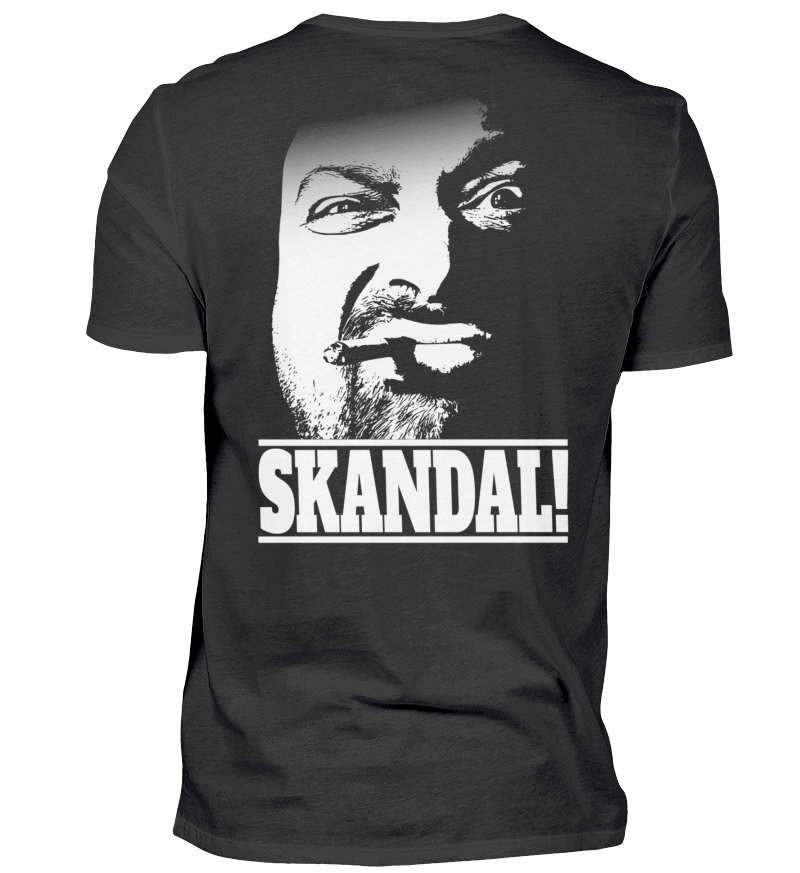 T-Shirt "SKANDAL!" Schwarz