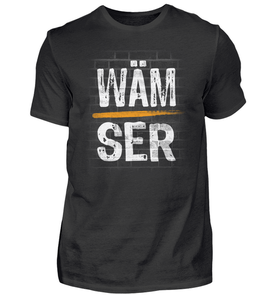 T-Shirt "Wämser Wall" Schwarz