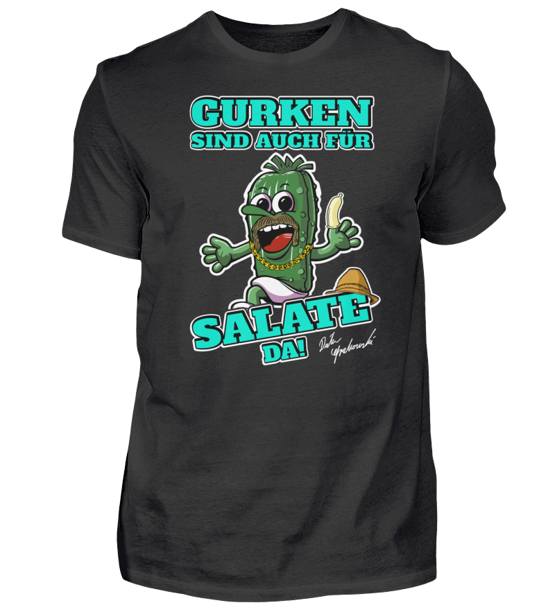 T-Shirt "Gurken" Schwarz