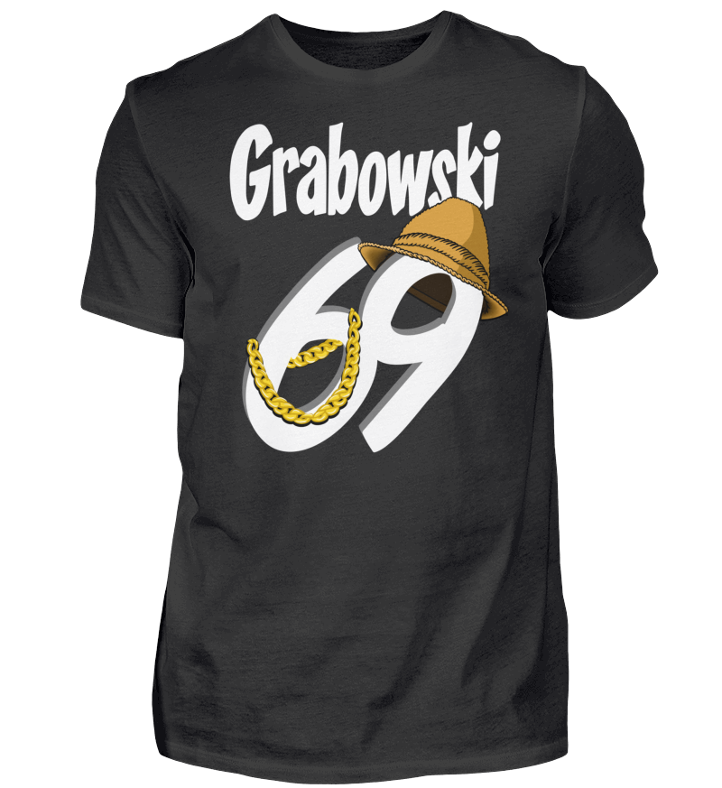 T-Shirt "Grabowski 69" Schwarz