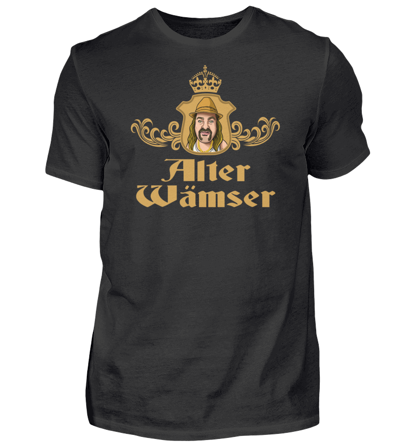 T-Shirt "King Dieter" Schwarz