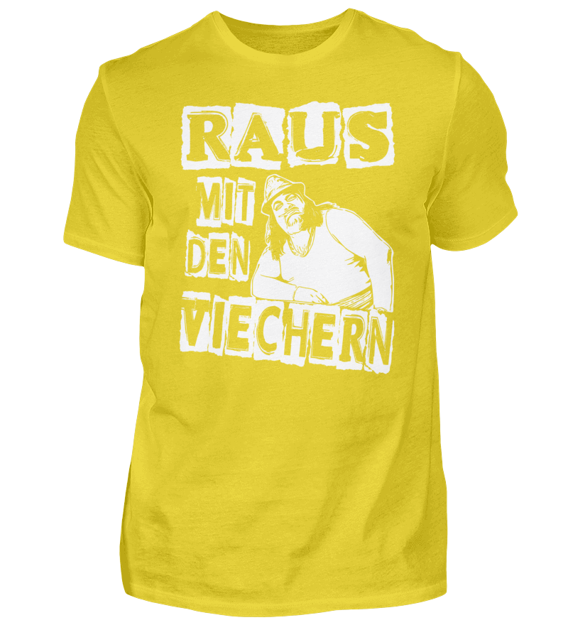 T-Shirt "Raus mit den Viechern!"