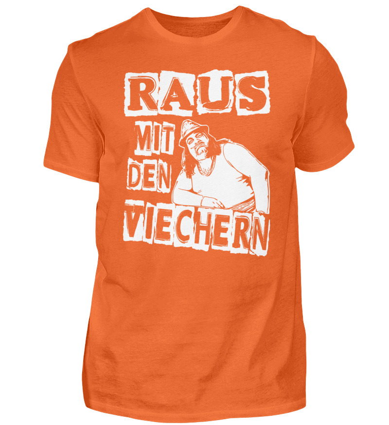 T-Shirt "Raus mit den Viechern!"