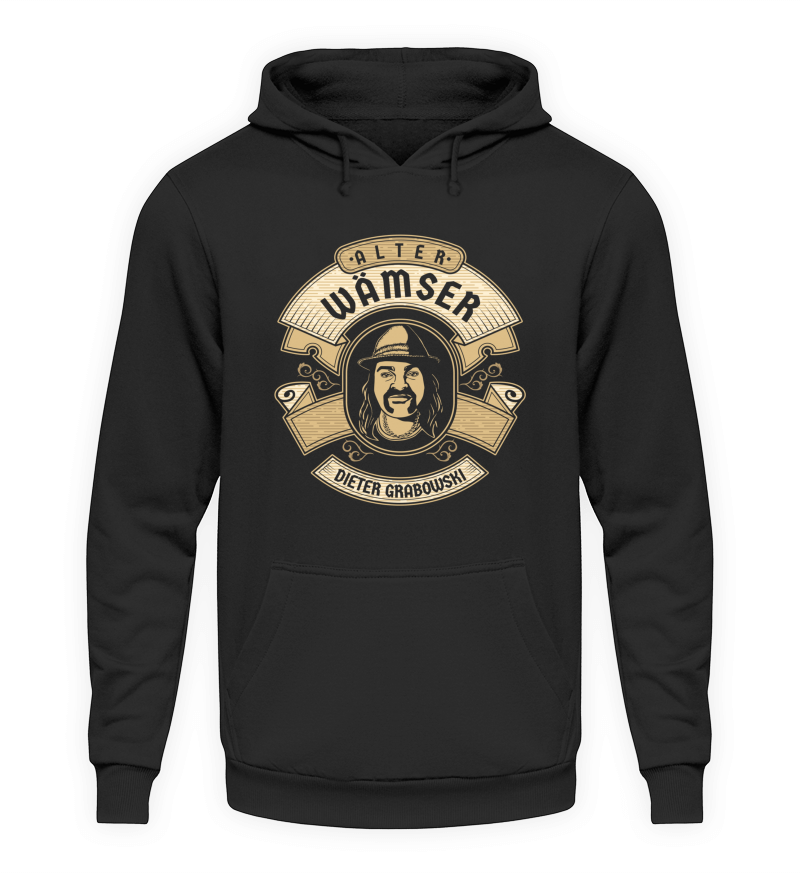 Hoodie "Alter Wämser" Schwarz