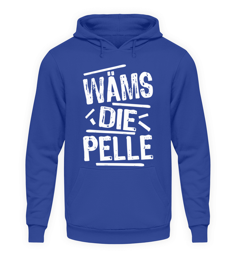 Hoodie "Wäms die Pelle"