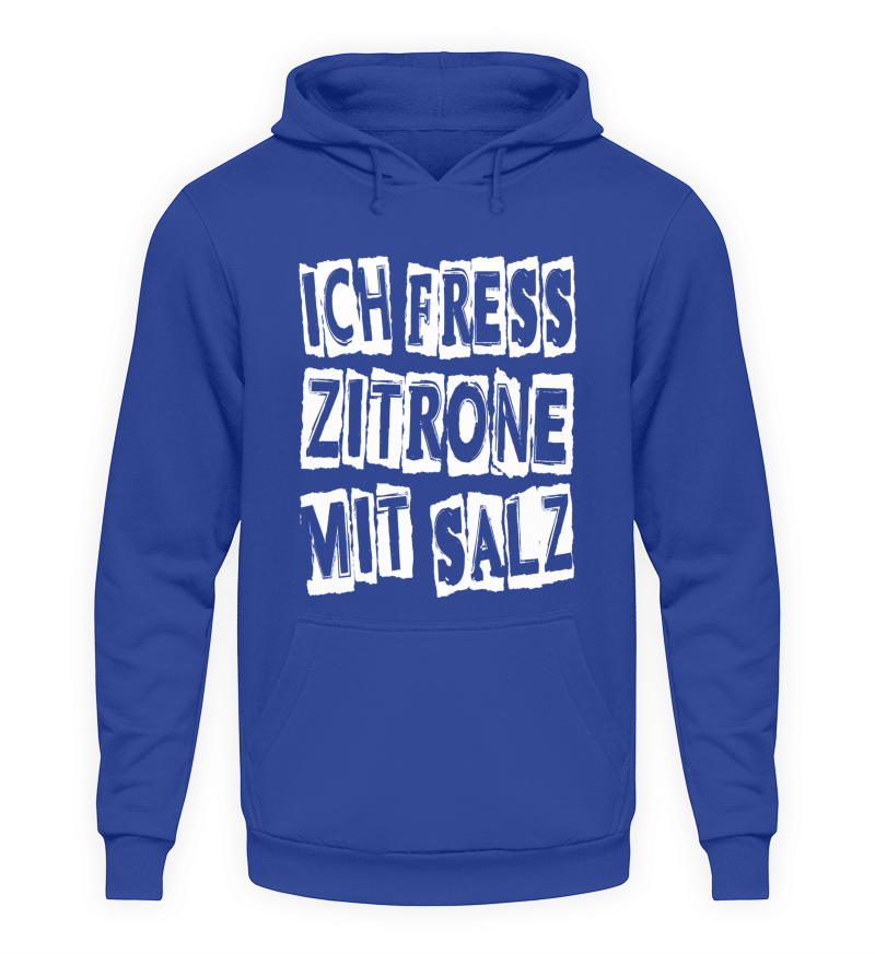 Hoodie "Zitrone mit Salz"