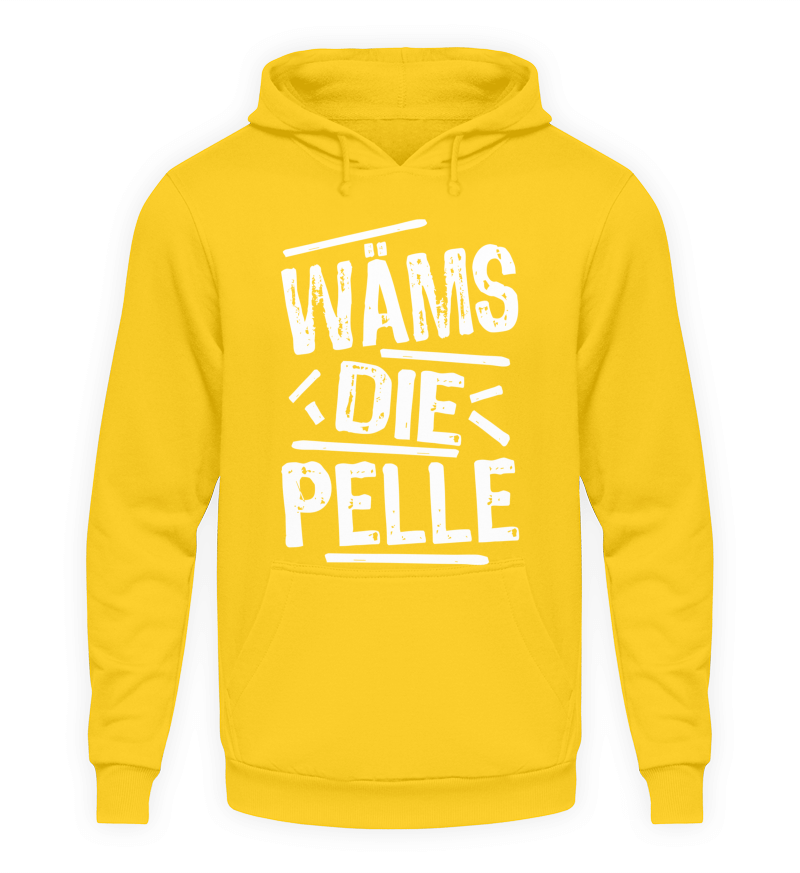 Hoodie "Wäms die Pelle"