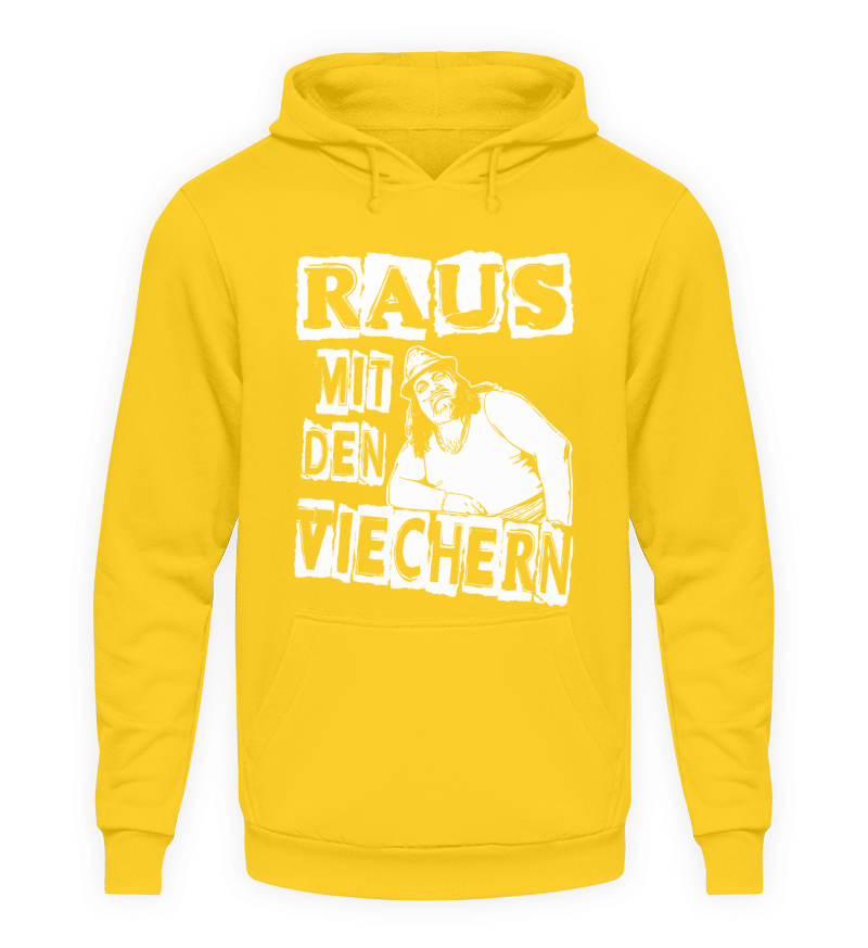 Hoodie "Raus mit den Viechern"