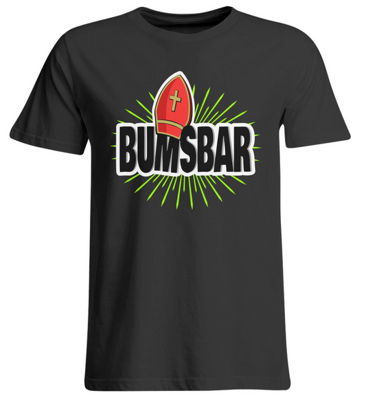 T-Shirt "Bumsbar" Schwarz