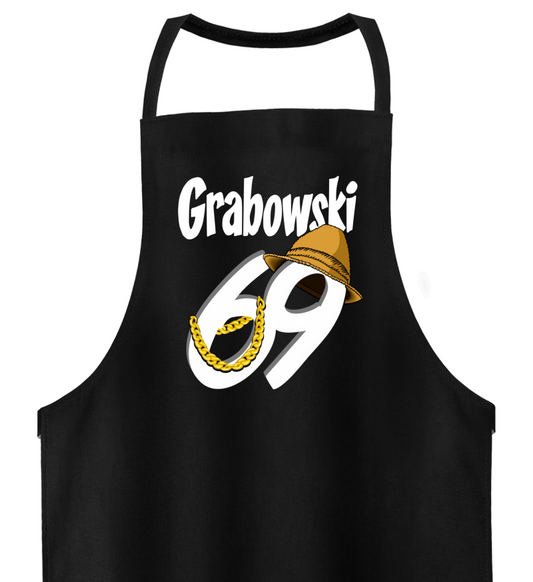 Grillschürze "Grabowski 69" Schwarz