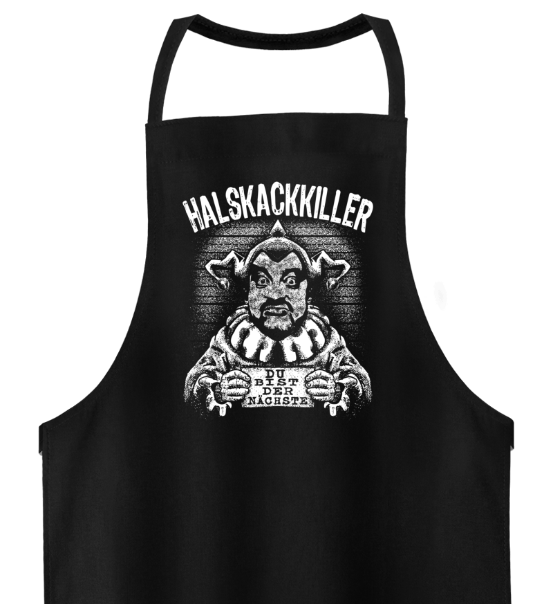 Grillschürze "Halskackkiller" Schwarz